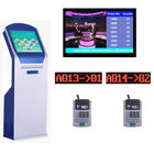 Machine de queue d'IR d'écran tactile de file d'attente de système de billet de nombre symbolique interactif de distributeur