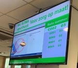 Hôpital machine de queue de billet de file d'attente de 17 pouces de système de distributeur Scratchproof de billet avec l'imprimante de reçu