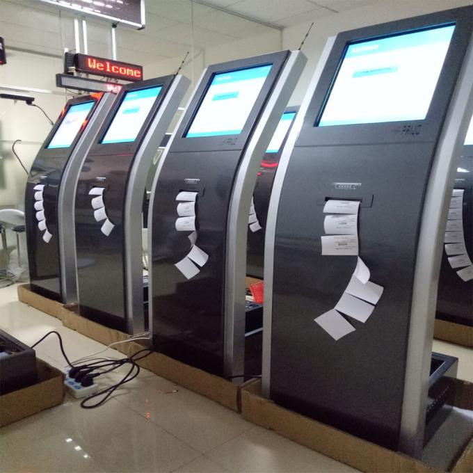 Système de gestion automatique de file d'attente de kiosque de distributeur de billet