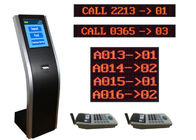 Kiosque à écran tactile infrarouge de 17 pouces appelant le système de gestion de la file d'attente de la machine du distributeur de billets