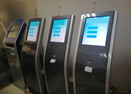 Système de gestion de file d'attente 17 pouces écran tactile kiosque à billets machine à tickets avec menu de sous-service